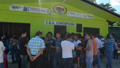 Cientos de jóvenes serán beneficiados con el funcionamiento del centro de alcance del barrio Concepción de Choloma.