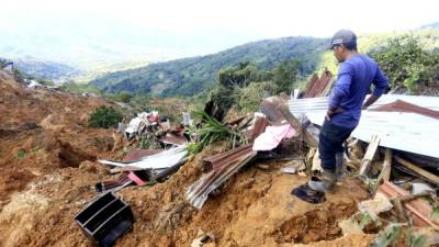 Los derrumbes en varios municipios de Santa Bárbara destruyeron viviendas, mientras que la saturación de agua y las corrientes de quebradas y ríos arrasaron con la red vial.