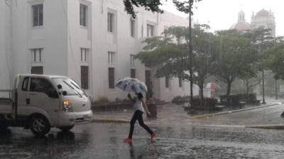 Algunos chubascos podrían afectar a San Pedro Sula.