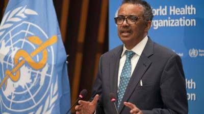 El jefe de la OMS, Tedros Adhanom Ghebreyesus, defiende la gestión de la pandemia de coronavirus./AFP.