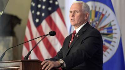 El vicepresidente de Estados Unidos, Mike Pence. EFE/Archivo