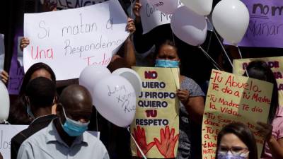 Denunciaron que al menos 174 mujeres han muerto de manera violenta este año en Honduras.