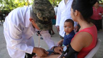 Los habitantes del sector recibieron atención médica personalizada. La brigada se realizó también en Tegucigalpa.