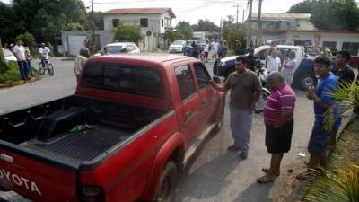 El enfrentamiento ocurrió en una de las calles del barrio La Merced de La Ceiba.