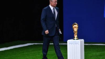 El mandatario ruso inaugurará mañana el Mundial de Fútbol en Moscú./AFP.