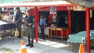 Elementos de la Policía Militar resguardaron el área.