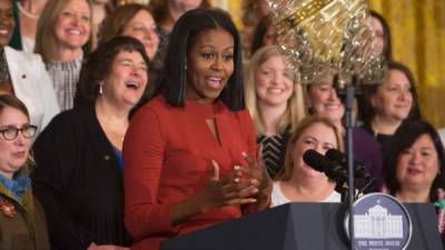 Michelle Obama, ex primera dama estadounidense. EFE/Archivo