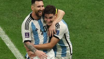 Messi y Julián Álvarez (doblete) fueron los encargados de marcar en la victoria de 3-0 de Argentina ante Croacia.