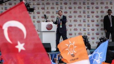 El primer ministro Recep Tayyip Erdogan realizó algunas concentraciones en Diyarbakir.