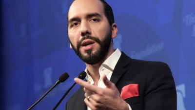 El presidente de El Salvador, Nayib Bukele.