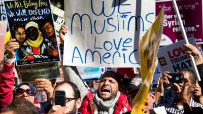 La decisión de la Corte generó el rechazo de la comunidad musulmana en EUA. AFP.