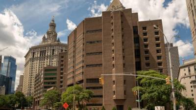 Vista de la Correccional Metropolitana de la ciudad de Nueva York, en donde Epstein fue hallado sin vida.