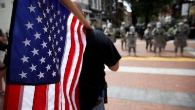 Foto de las manifestaciones racistas en Estados Unidos. Foto Win McNamee/Getty Images/AFP.