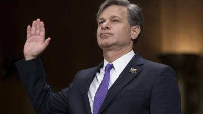 Christopher Wray es el sustituto de James Comey, quien fue despedido de manera sorpresiva por el presidente estadounidense, Donald Trump, en mayo pasado.