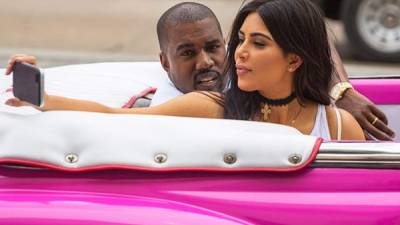 Kanye y Kim Kardashian