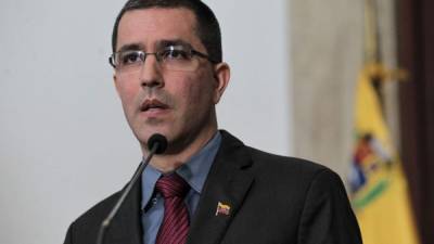 El Gobierno y la oposición venezolana se reunirán en Santo Domingo el 1 y 2 diciembre// En la imagen, el canciller de Venezuela, Jorge Arreaza. EFE/Archivo.