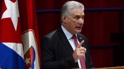 El presidente de Cuba, Miguel Díaz-Canel Bermúdez. EFE/ACN/ Ariel Ley Royero