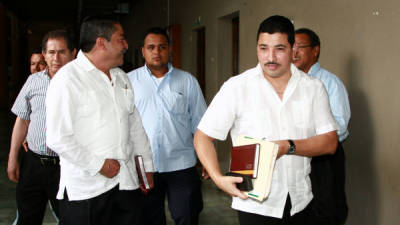 Miembros del Consejo de la Judicatura llegaron ayer los tribunales de San Pedro Sula.
