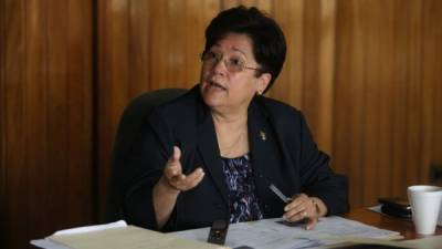 La interventora Vilma Morales dijo que los aportes que se hacen al IHSS no son suficientes.