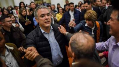 Iván Duque devuelve el poder a la derecha en Colombia./AFP.