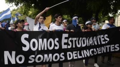 La mayoría de los inmigrantes nicaragüenses son jóvenes que huyen de la persecución del régimen de Ortega, según datos de la entidad./AFP.