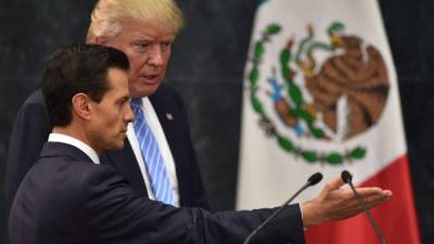 Peña y Trump acordaron no discutir en público el tema del muro, sin embargo, el magnate rompió el acuerdo.