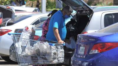 Debe rociar con cloro diluido en agua a las bolsas del supermercado.