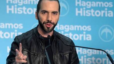 Nayib Bukele, presidente electo de El Salvador. Foto: AFP