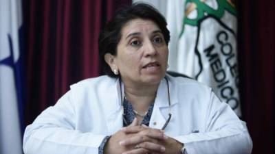 Doctora Suyapa Figueroa, presidenta del Colegio Médico de Honduras.