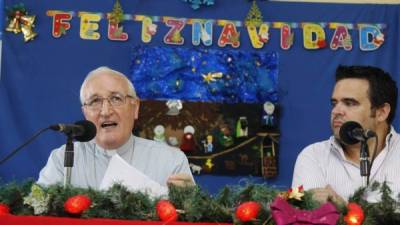 El obispo sampedrano, Ángel Garachana, durante su tradicional mensaje navideño.