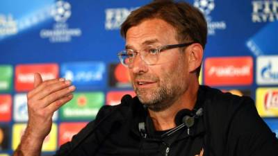 Jürgen Klopp habló en conferencia de prensa en Kiev. Foto AFP