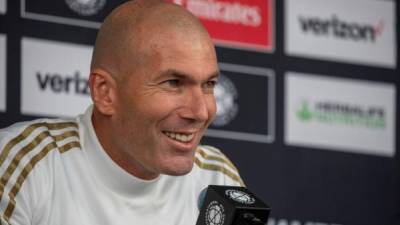 Zidane y Real Madrid se miden este martes al Arsenal. Foto EFE.
