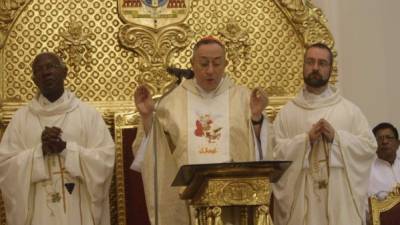 El cardenal Óscar Andrés Rodríguez.