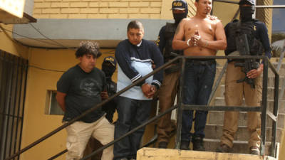 Los detenidos fueron identificados como Mario Ponce, David Rosales y William López.