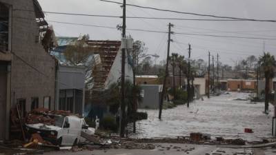 La devastación en Mexico Beach y Panama City es casi total. Las autoridades de Florida claman a Trump por ayuda./AFP.