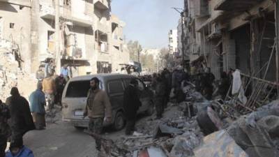 Civiles siendo evacuados del este de la ciudad de Alepo, Siria. EFE/Archivo