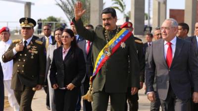 Maduro salió abucheado de un desfile militar en Venezuela. AFP.