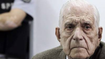 El ex dictador argentino, Reynaldo Bignone.