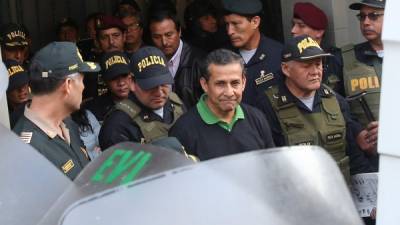 El 14 de julio, el expresidente del Perú, Ollanta Humala fue escoltado al penal Virgen de Fátima.