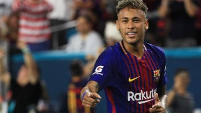 Neymar al parecer habría tenido su partido ante Real Madrid como jugador del FC Barcelona. FOTO AFP.