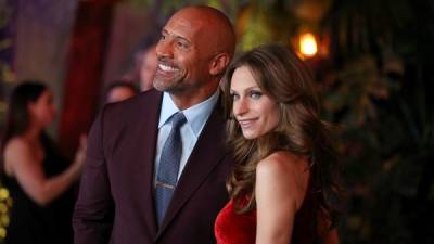 Dwayne Johnson y Lauren Hashian ya tienen una niña de dos años, Jasmine Lia.//AFP/Phillip Faraone/Getty Images/AFP