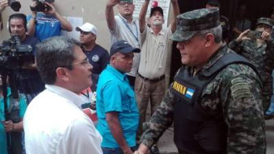 El presidente Juan Orlando Hernández clausura el Centro Penal de Santa Bárbara.