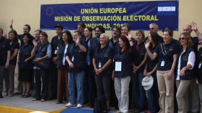 Por primera vez en la historia electoral de Honduras, una misión de la Unión Europea viene a observar el proceso. Esta semana llega el último grupo de europeos.
