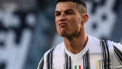 Cristiano Ronaldo marcó 101 goles con la Juventus. Foto AFP.