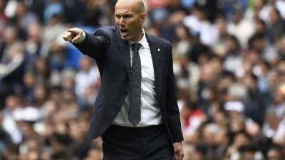 Zidane aseguró que habrán cambios en la plantilla del Real Madrid para la próxima campaña. FOTO AFP.