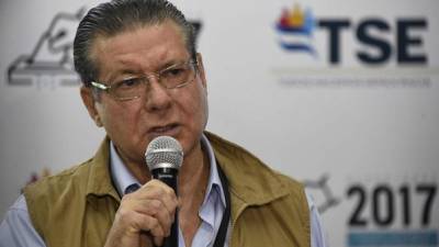 David Matamoros Batson, magistrado presidente del TSE en Honduras.