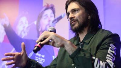 El cantante colombiano Juanes.