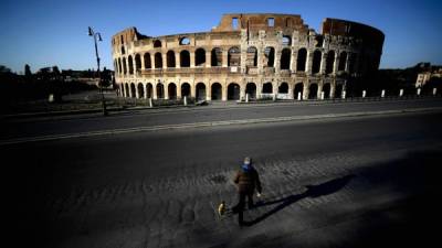 Italia continuará con las medidas de confinamiento extremo hasta el 13 de abril, luego las irá levantando gradualmente./AFP.