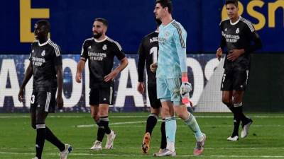 La decepción era evidente en la plantilla del Real Madrid tras dejar escapar la victoria.