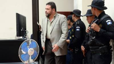 Edgar Camargo director de jefe de penitenciaria guatemalteca fue detenido por corrupción.